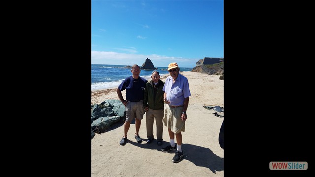 Wally, Mel, and Bob at the end of the day