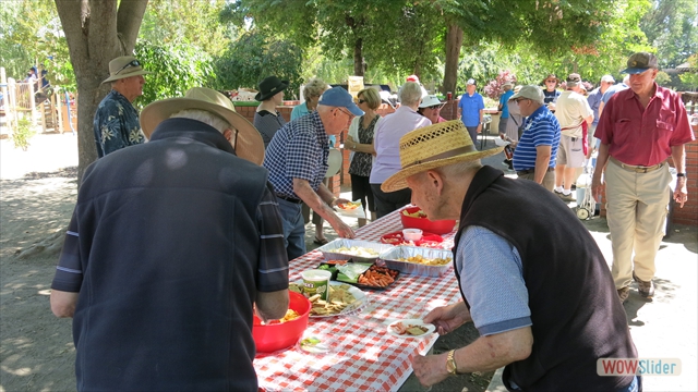 Appetizers helped get the feeding frenzy started